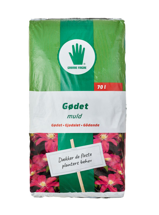 Gødet muld 70 liter - Grønne Fingre®